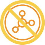 Icon of nitrates crossed out